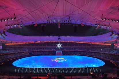 La ceremonia de clausura se dio con un gran show.