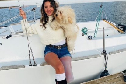 La la ex Miss Colombia le amputaron la pierna en junio de 2020.