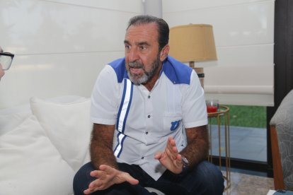 Nassib Neme manifestó que está tranquilo con el trabajo del DT Ismael Rescalvo.