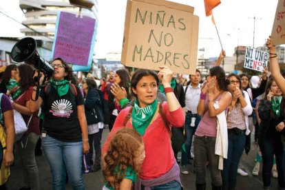 El movimiento feminista pide una Ley justa y reparadora.