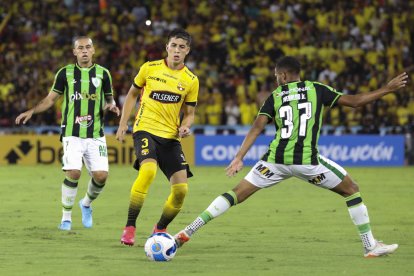 Gonzalo Mastriani no tuvo oportunidad de anotar ante América.