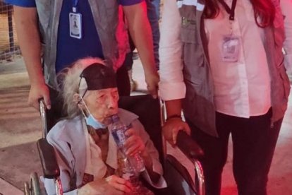 Luz María tras ser abandonada en la iglesia San Francisco, fue internada en el Bicentenario.