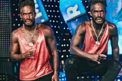 Julián Campos en su caracterización en el programa Soy el Mejor.