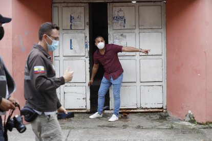 En esta vivienda se registró un enfrentamiento que provocó la muerte de un extranjero con heridas provocadas con cuchillo.