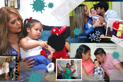 Tres parejas que trajeron vida cuando la muerte acechaba los hogares de los guayaquileños,en medio de la peor crisis sanitaria del país.