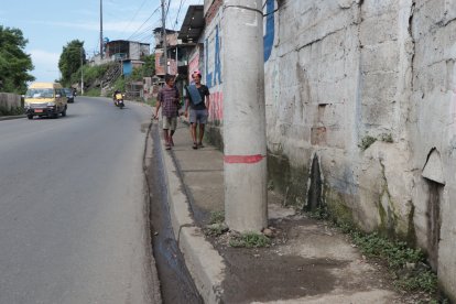 En este lugar fue hallado el cadáver, la madrugada del domingo 20 de marzo.