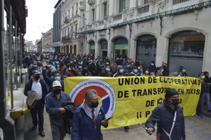 El plantón terminó cerca de las 10:30 de este 21 de marzo de 2021.