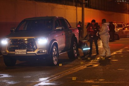 Álex Vicente Cedeño Molina se movilizaba en su camioneta cuando fue asesinado.