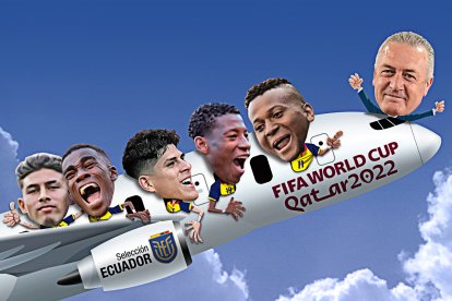 Nos 'juimos' a Catar 2022, todos ya estamos en el avión.
