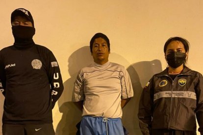 El aprehendido responde a los nombres de Darwin Bolívar Orben Zambrano y sería uno de los autores materiales del asesinato de Valeria Mabelly Vargas Cantos