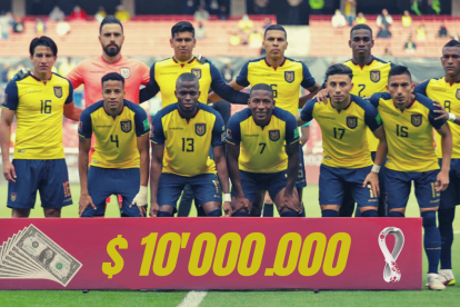 Ecuador y su buen billete por estar en fase de grupos de Catar 2022.