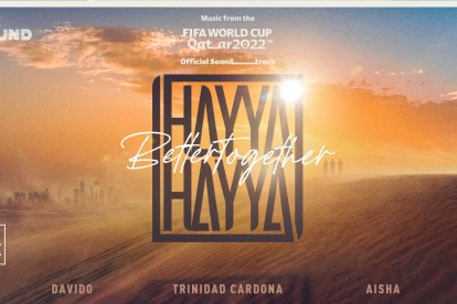 la portada de la canción de Catar 2022.