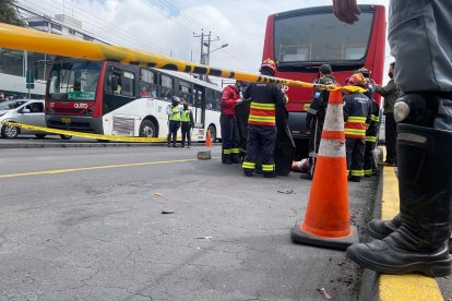 El cuerpo de Jaime Veintimilla, oriundo de Chimborazo, estaba debajo de la unidad.