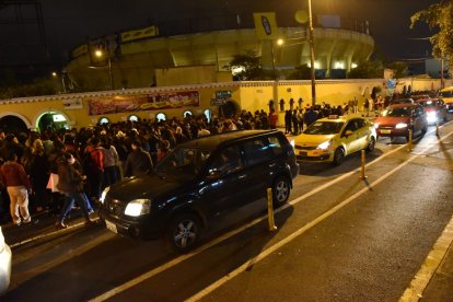 La convocatoria al encuentro artístico fue a las 19:00 en la Plaza de Toros Quito.