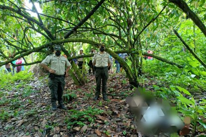 Uniformados hallaron 12 vainas percutidas en el sitio.