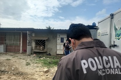 En esta casa fue encontrado el cadáver de la adolescente asesinada.