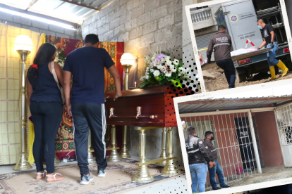 Los restos  de la adolescente son velados en la casa de su abuela materna. Hoy serán sepultados.