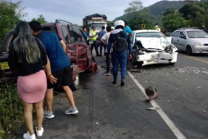 El accidente de tránsito dejó como saldo dos fallecidos.