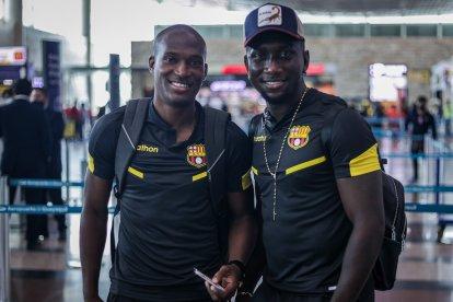 Tito Valencia y Adonis Preciado están en Argentina para enfrentar a Lanús.