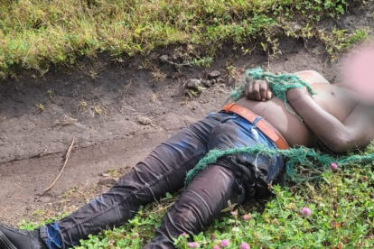 El cuerpo fue hallado maniatado y con signos de violencia