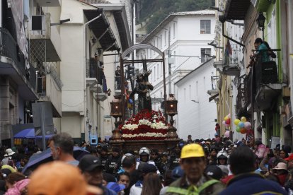 En Quito ya se preparan para la procesión de Jesús del Gran Poder.