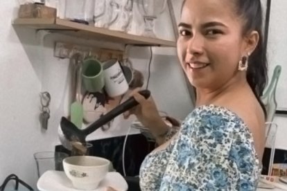 En Semana Santa la actriz prepara la fanesca en familia