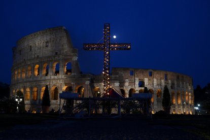 Vía Crucis en Italia.
