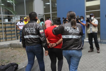 La mujer fue detenida el 30 de julio de 2021 en Guayaquil.