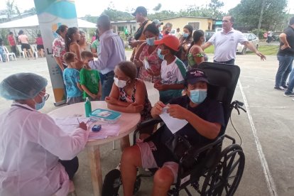 La tarde de este martes 18 de abril, los afectados fueron atendidos por médicos.