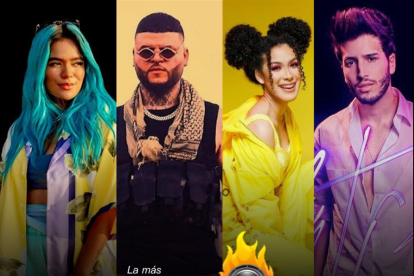 Estos son los artistas que lideraron la lista.