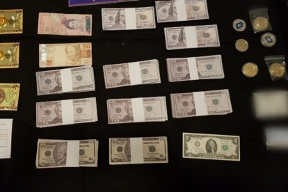 La supuesta entidad prometía duplicar la inversión de 5 mil dólares. Dinero incautado.