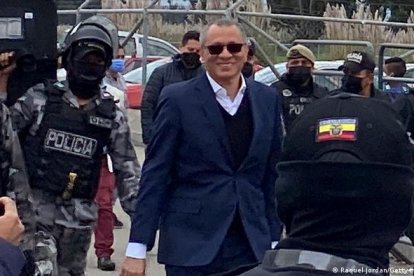 El 12 de abril pasado, Glas salió de la cárcel de Latacunga luego que se le concediera un habeas corpus