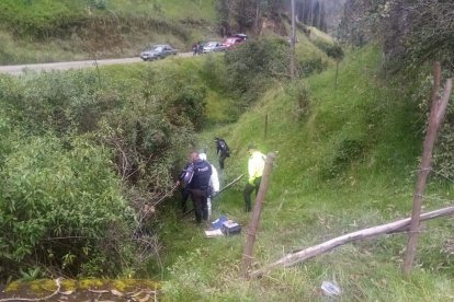 Los restos de la infante estaban cerca a un río