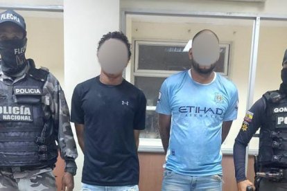 Dos hombres fueron aprehendidos durante los incidentes.