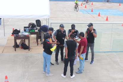 Roberto Rea (d) fue el comisario director del campeonato prejuvenil que se desarrollaba en Zamora.