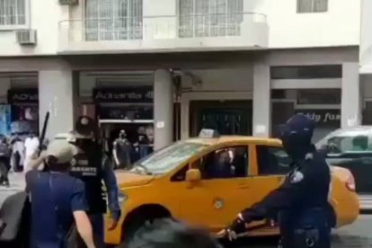 El incidente se registró durante un operativo, aseguró el Municipio.