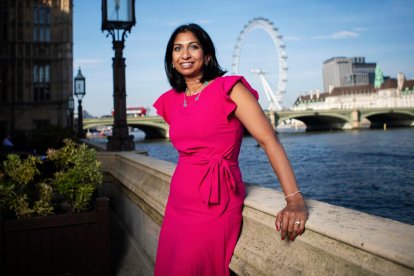 Suella Braverman, la asesora del Gobierno británico, que puso el dedo en la llaga.