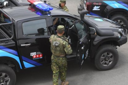 Las camionetas adquiridas recientemente por el Municipio de Guayaquil para controlar las calles de la ciudad.