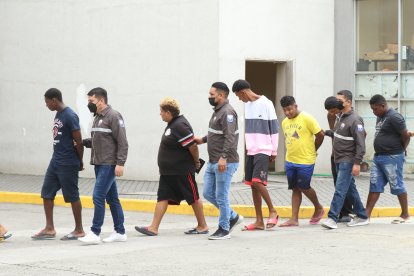 Los detenidos fueron puestos a órdenes de las autoridades.