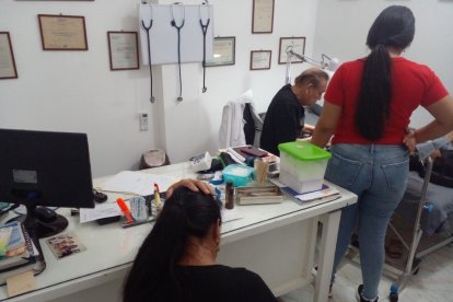 El local afectado por la delincuencia.