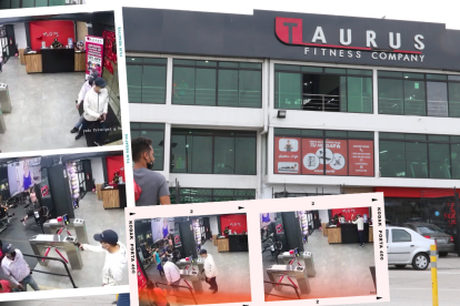 A pesar del asalto, el gym sigue atendiendo con normalidad.