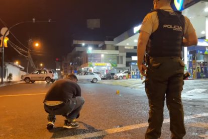 El hecho se produjo en la avenida Quito y calle Río Yamboya, en el centro de la ciudad de Santo Domingo.
