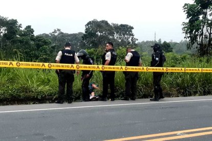 Junto a la vía dejaron el cuerpo, que hasta el cierre de esta edición no era reconocido.