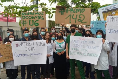 La protesta había comenzado sin contratiempos.