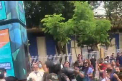 Los incidentes se dieron