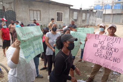 Los residentes de la cooperativa exigen atención por parte de las autoridades.
