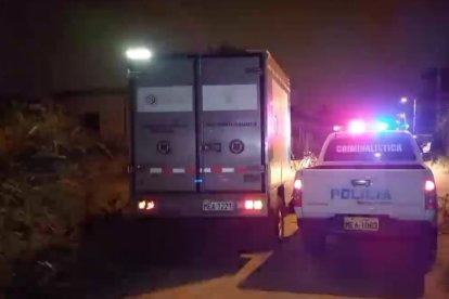 La Policía hizo el levantamiento del cadáver.