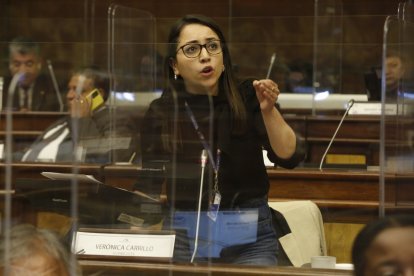La legisladora de Izquierda Democrática está con reposo médico.