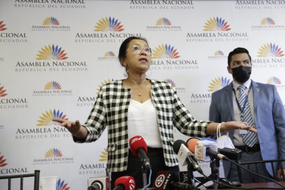 La presidenta de la Asamblea Nacional camina en la cuerda floja.