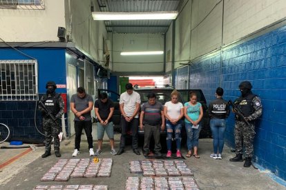 Los detenidos fueron puestos a órdenes de las autoridades.